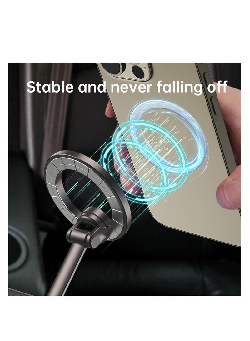 ECVV ECVV Magnetic Phone Holder for Car Fits MagSafe Car Mount, 360Â° Rotation Car Mount Hands Free Dashboard Mobile Holder, Fit for iPhone 12-15 & All Phones - Image 3