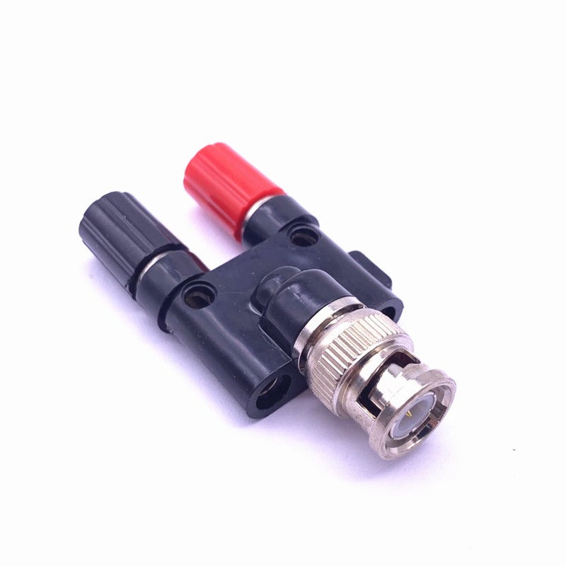 Bnc Nickel Plated 4Mm Banana Plug Bnc Revolution 2 * Terminal Video Bnc Male And Female To 2 Banana Female Sockets - Image 1