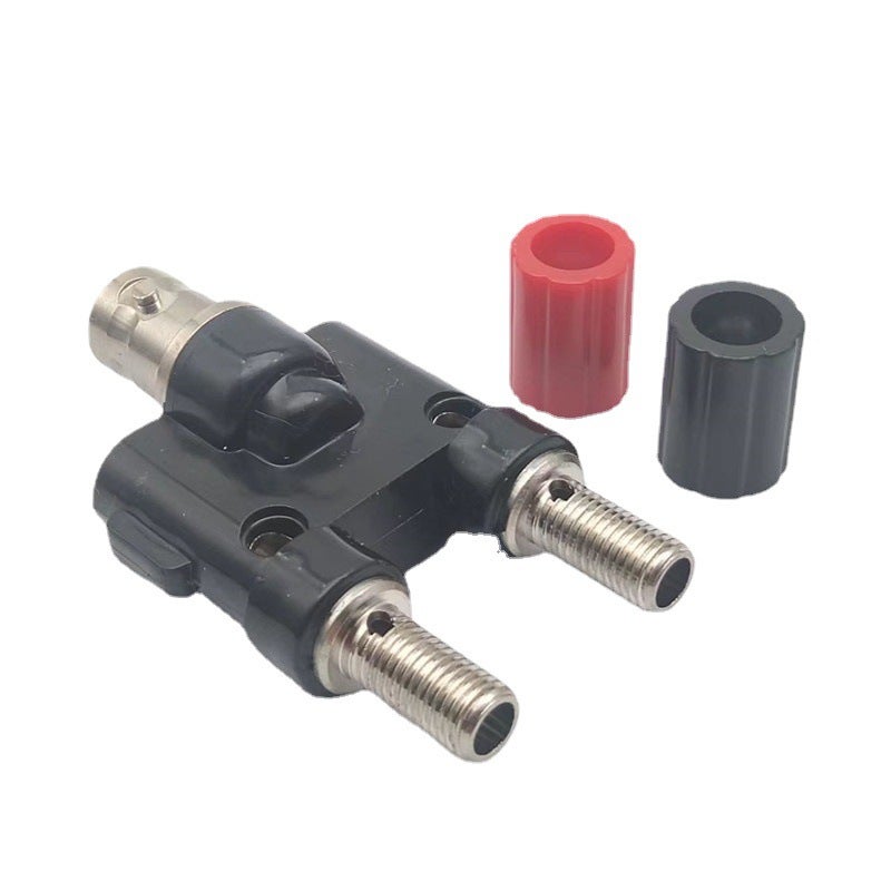 Bnc Nickel Plated 4Mm Banana Plug Bnc Revolution 2 * Terminal Video Bnc Male And Female To 2 Banana Female Sockets - Image 4