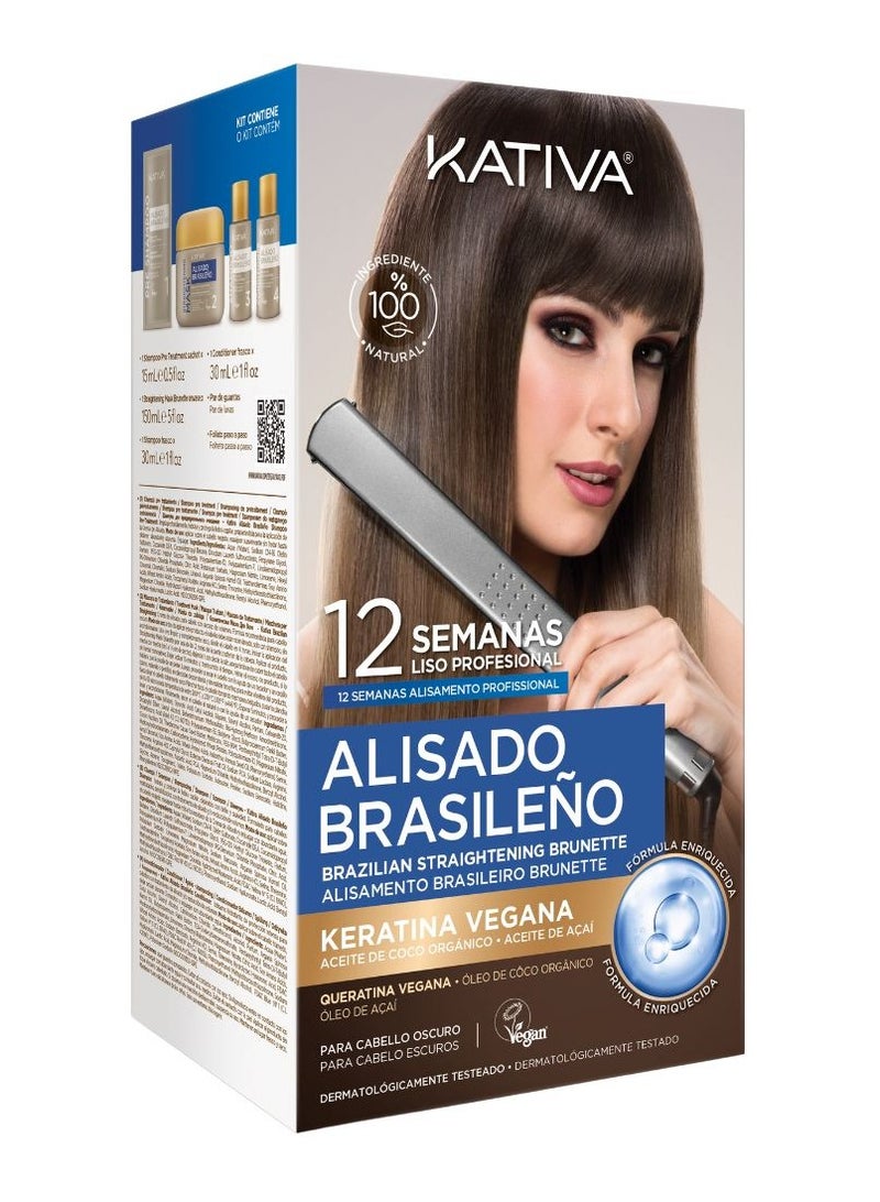 كاتيفا البرازيلي لفرد الشعر البني بالكيراتين النباتي، وحدة واحدة - Image 1