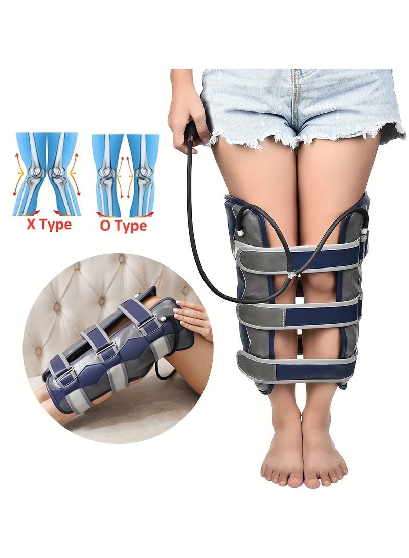 XiuWoo Adjustable O Type Leg X Type Leg Bowed Knee Valgus Corrector, 360 Degree Posture Corrector, Beauty Leg Band Belt for Men and Women, Sports Medicine Support, Knee Brace - Image 1