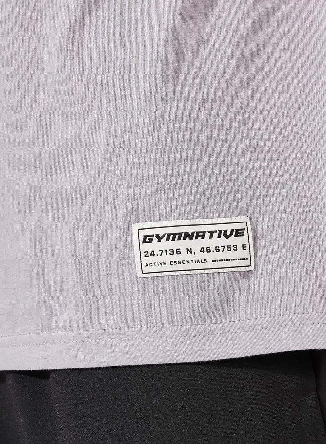 ستايلي Styli Cotton Rich Oversized Athleisure T-Shirt