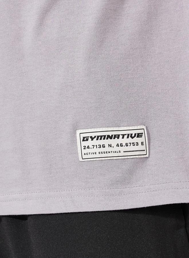 Styli Active Cotton Rich Oversized Athleisure T-Shirt