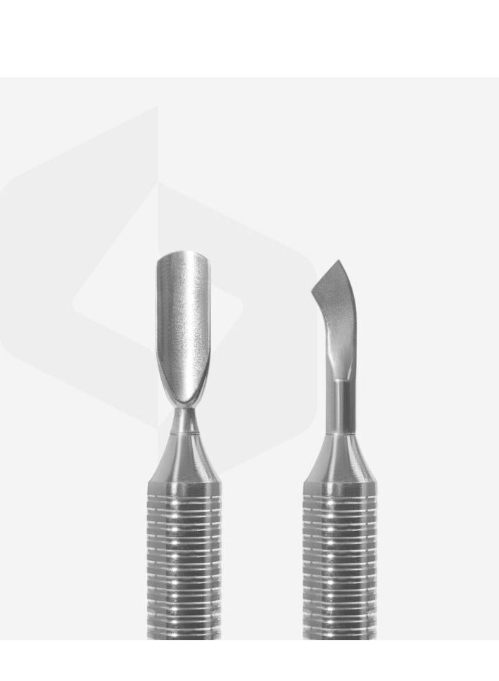 STALEKS PRO Hollow manicure pusher EXPERT 100 TYPE 4.2 (rounded narrow pusher and bent blade) - Image 2