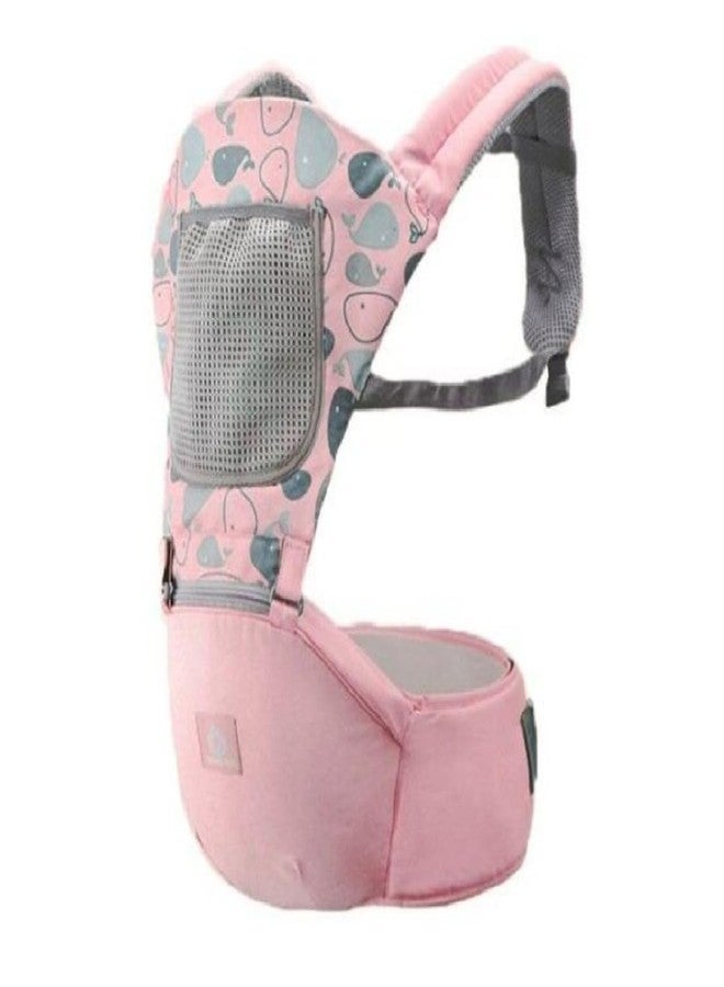 Naivete Toddler Baby Carrier, Ergonomic Breathable Adjustable Baby Carrier, Backpack Front Facing Kangaroo Sling Wrap for Baby Travel Baby Hipseat, (Pack of 1) (Pink) - Image 1