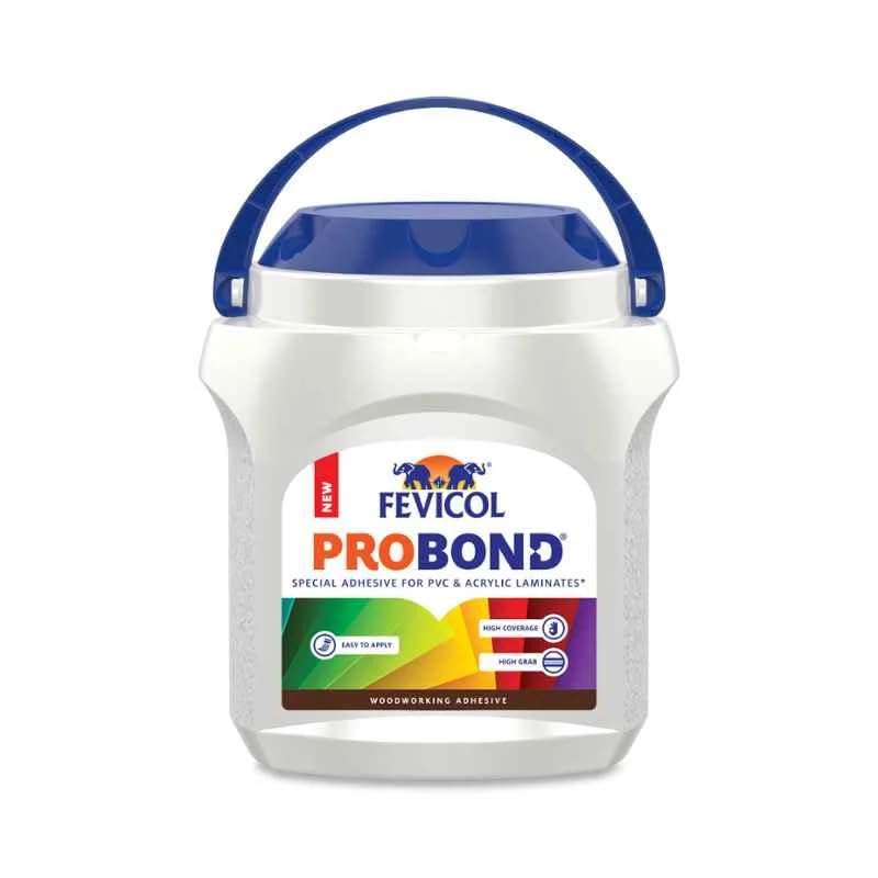 Fevicol Probond - Special Adhesive for Acrylic and PVC sheets | Heat Resistant | Spreads easily |5Kg - Image 1
