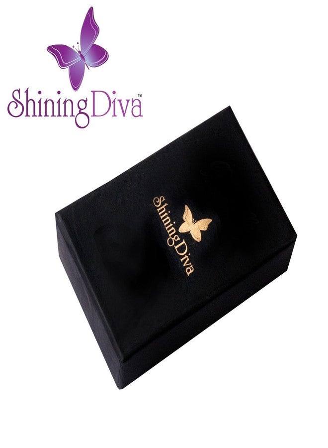 Shining Diva White Gold-Plated Jhumki Earrings For Women - Image 5