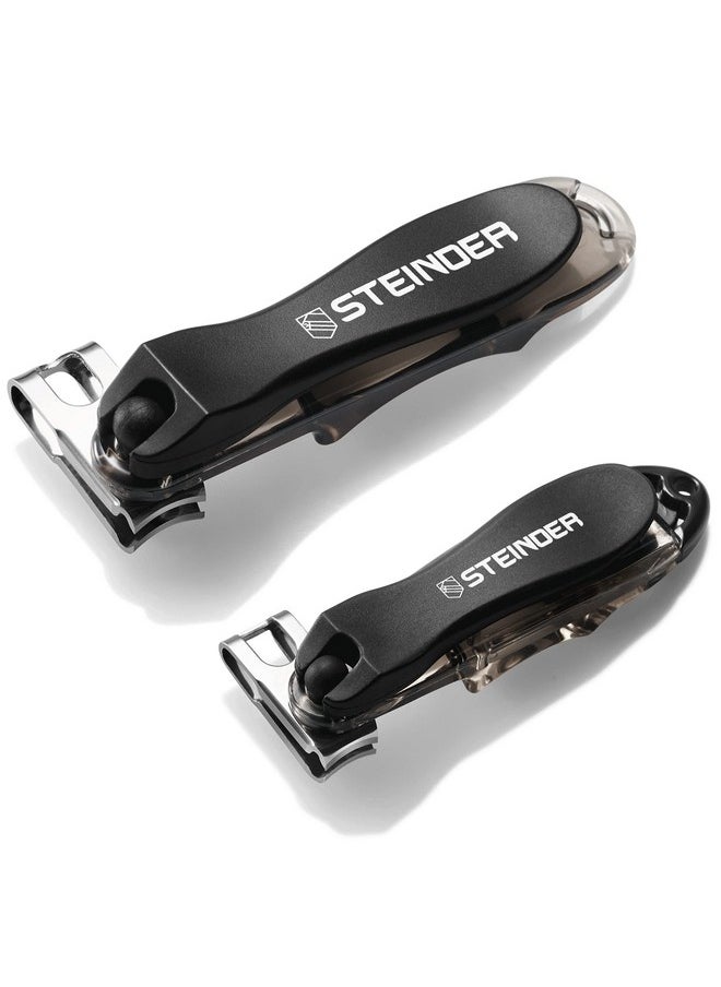 STEINDER - Nail Clipper Set-360 Degree Rotary (Made In Korea) Stainless Steel Fingernail Toenail Clipper & Nail Clipper For Men Senior For Easy Cutting Premium Clippers - Image 1
