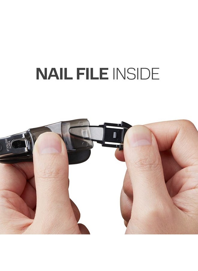 STEINDER - Nail Clipper Set-360 Degree Rotary (Made In Korea) Stainless Steel Fingernail Toenail Clipper & Nail Clipper For Men Senior For Easy Cutting Premium Clippers - Image 1
