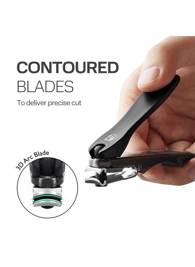 STEINDER - Nail Clipper Set-360 Degree Rotary (Made In Korea) Stainless Steel Fingernail Toenail Clipper & Nail Clipper For Men Senior For Easy Cutting Premium Clippers - Image 1