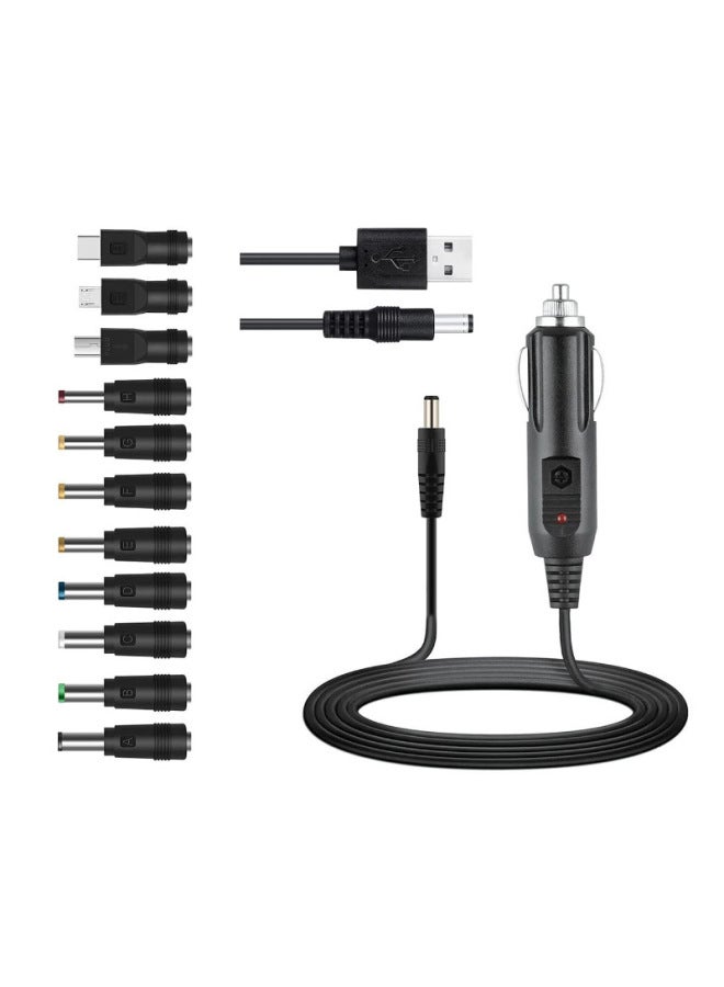 Charging Adapter 5.5 * 2.1dc To Dc5.5 * 2.5 And 5521 Male Usb Cable ette Lighter 11-in-2 Suit - Image 5