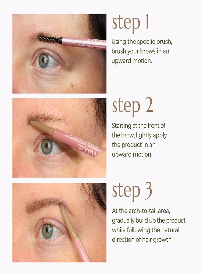 Chella Eyebrow Pencil - Easy-to-Use Brow Definer for Shaping, Filling & Blending - Long-Wear Ebony Eyebrow Pencils for Women with Precise Tip (Ebony) - Image 4