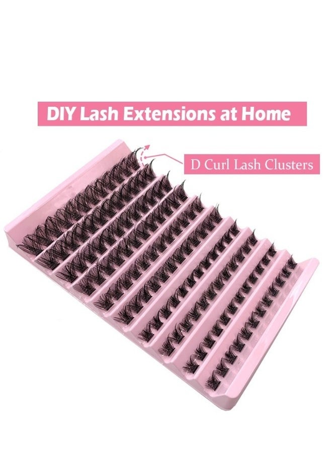 False Lashes Individual Packs 120 Tufted Lashes DIY Lash Extensions False Lashes Natural Look Reusable Eyelash Glue Bonding Black