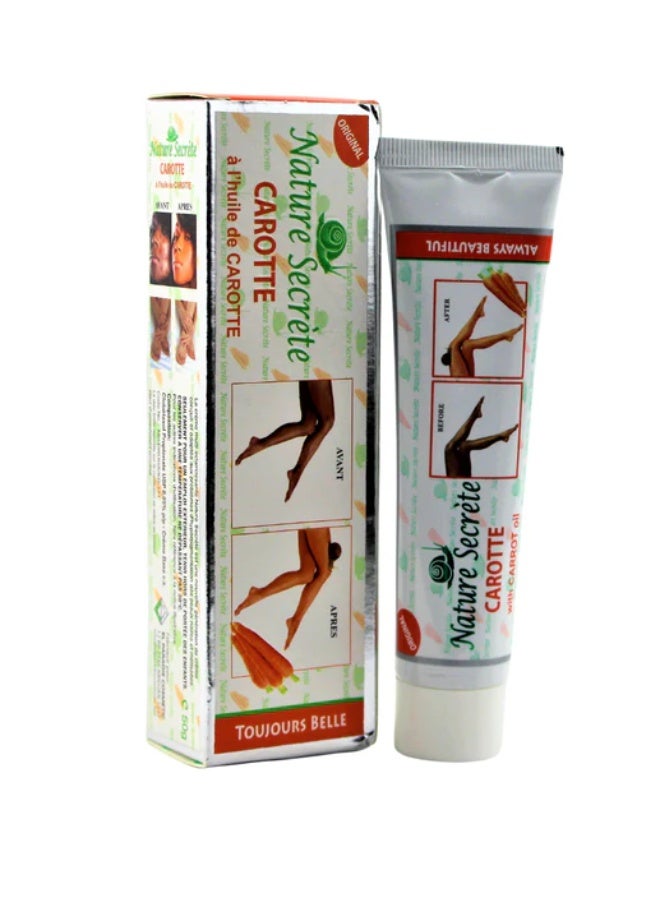 Nature Secrete Carrot, Argan Oil and Vitamin C Tube Cream - Set of 3 Pieces - Image 2