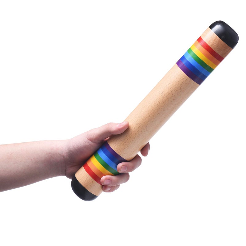 TDOCK 138 Inch Rain Stick Wooden Rain Maker Rattle Shaker Rainfall Tube Musical Sensory Auditory Development Instrument for Babies Toddlers and Kids - Image 2