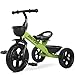 RIDYEE Toddler Tricycle for 15 to 5 Years Tricycle for Ages 24 Years ExtraWide Rear Wheelbase for Stability Trikes for Kids 13 with Dual Storage Baskets Easy to Carry Seat Green - Image 2