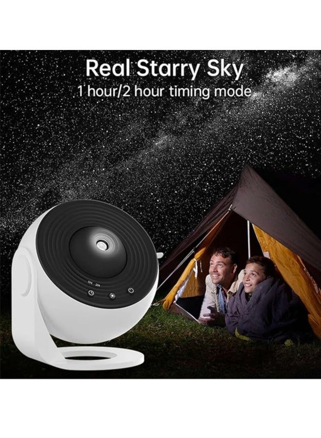 MOCOM 12-in-1 HD Galaxy Star Projector with Timer | Rotating Planetarium Night Light for Kids & Adults | Adjustable Focus & Quiet Operation | Stunning 12 HD Celestial Scenes | Ideal for Bedroom, Home Theater & Room Decor - Image 3