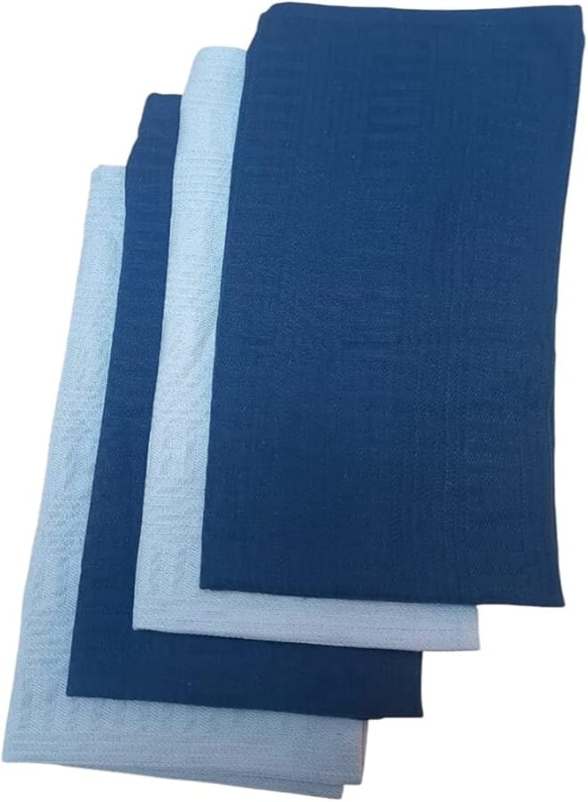 Kitchen Cloth 100% Cotton Large Size 65 x 65 cm Multi Use Kitchen Towels or Dining Towels