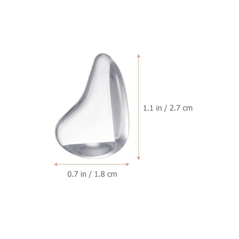 20 Pcs Thickened Waterdrop Corner Guards Adhesive Edge Protectors For Furniture Table Safety Anti Collision - Image 3