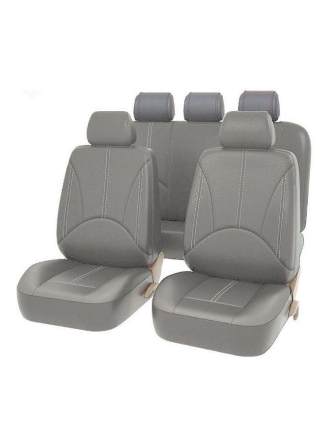 Universal PU Leather Front And Rear Car Seat Cover Set