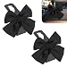 ongfuwu 2PCS Car Headrest Hook Cute Bow Car Purse Hook Auto Seat Headrest Hooks for Purses Coats Umbrellas Bags Universal Vehicle Seatback Hanger Storage Organizer Hanging Hooks - Image 2