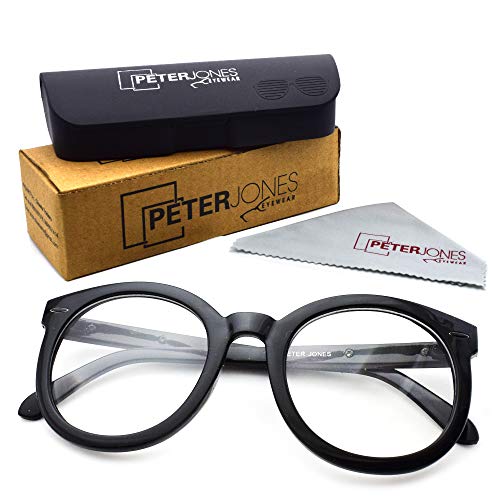 Peter Jones Nerdy Square Blue Light Blocking Reading Glasses for Men and Women | Computer Readers UV Protection lenses (AG224, SIZE OVERSIZED) - Image 4