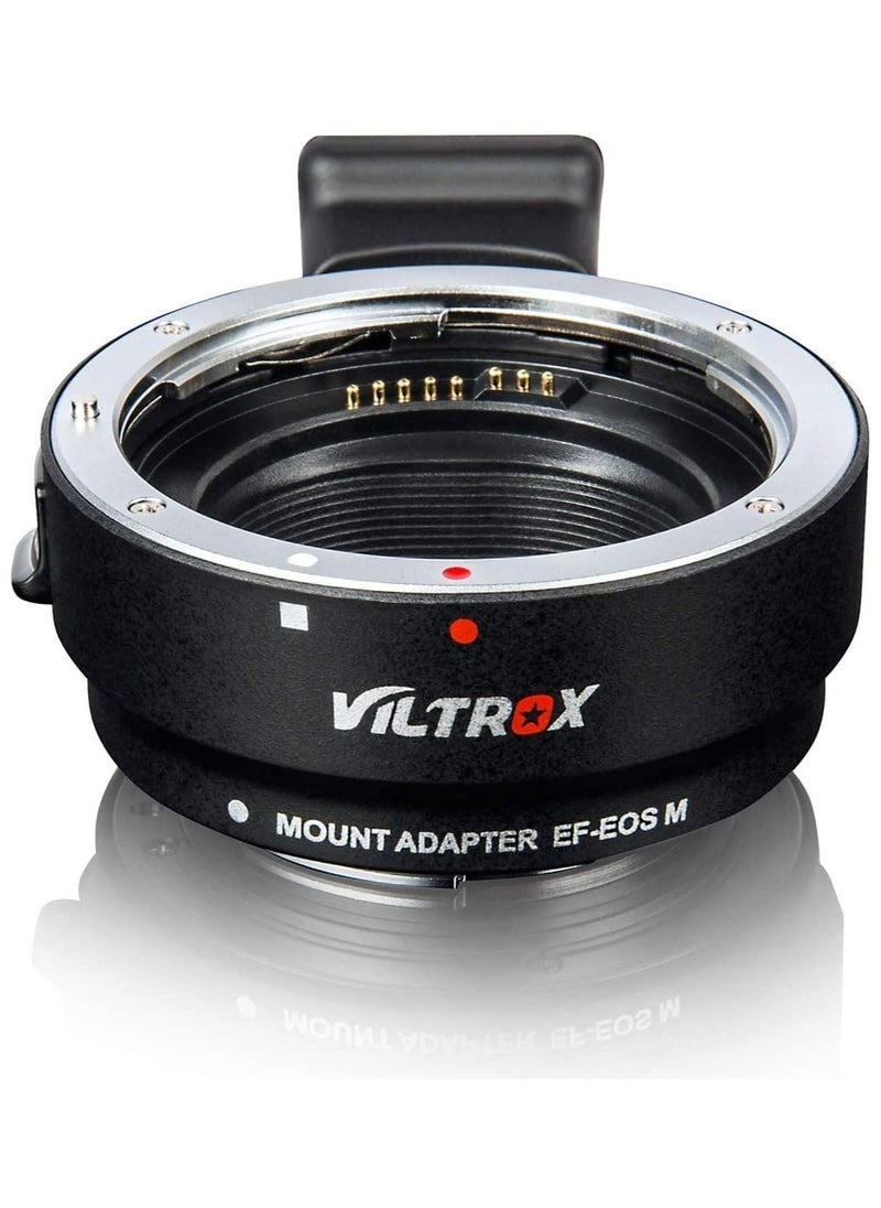 VILTROX EF-EOS M Lens Adapter Auto-Focus Lens Converter Ring Compatible for Canon EF/EF-S Lens and Canon EOS-M (EF-M Mount) Camera EOS M M2 M3 M5 M6 M10 M50 M100  - Image 2