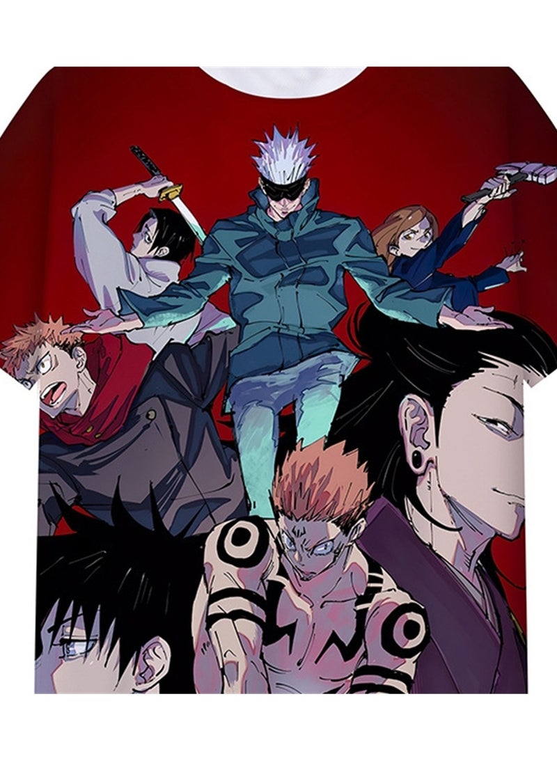 Generic - Anime cartoon Jujutsu Kaisen for adults and children 3D digital printing personalized breathable T-shirt - Image 1