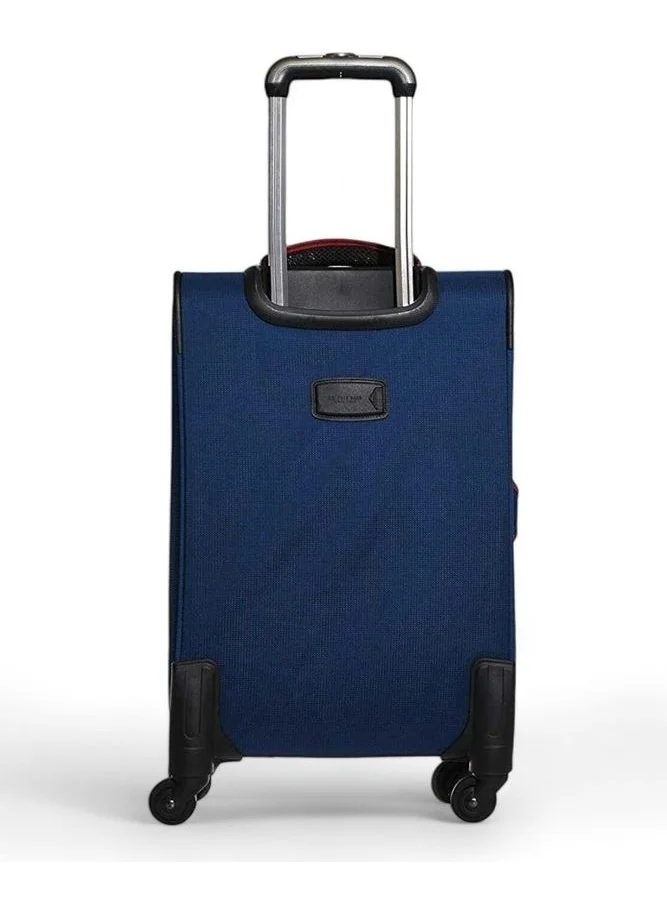 U.S. Polo Assn. Base. Polo Assn. Navy Blue Fabric Unisex Cabin Size Luggage PLVLZ21259CK
