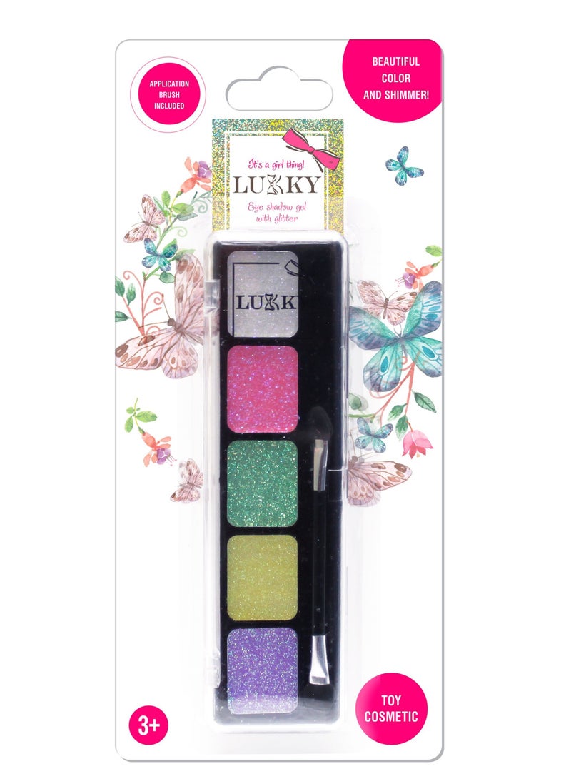 LUKKY Lukky Eye Shadow Gel with Glitter - Pastel 5ml - Image 1
