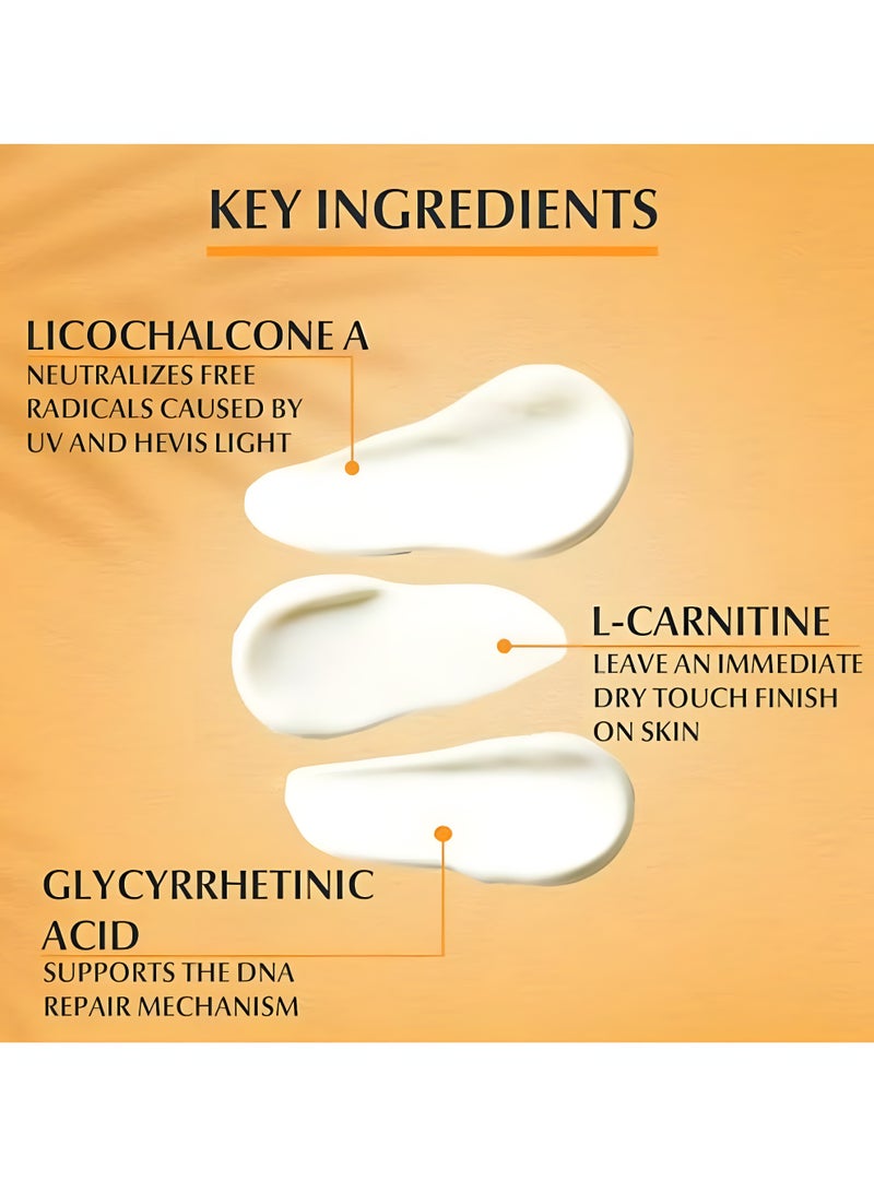 يوسيرين واقي شمس Eucerin جل كريم للتحكم بالزيوت SPF50+ حماية عالية من أشعة UVA UVB بملمس جاف وخفيف مناسب للبشرة المعرضة لحب الشباب 50 مل - Image 3