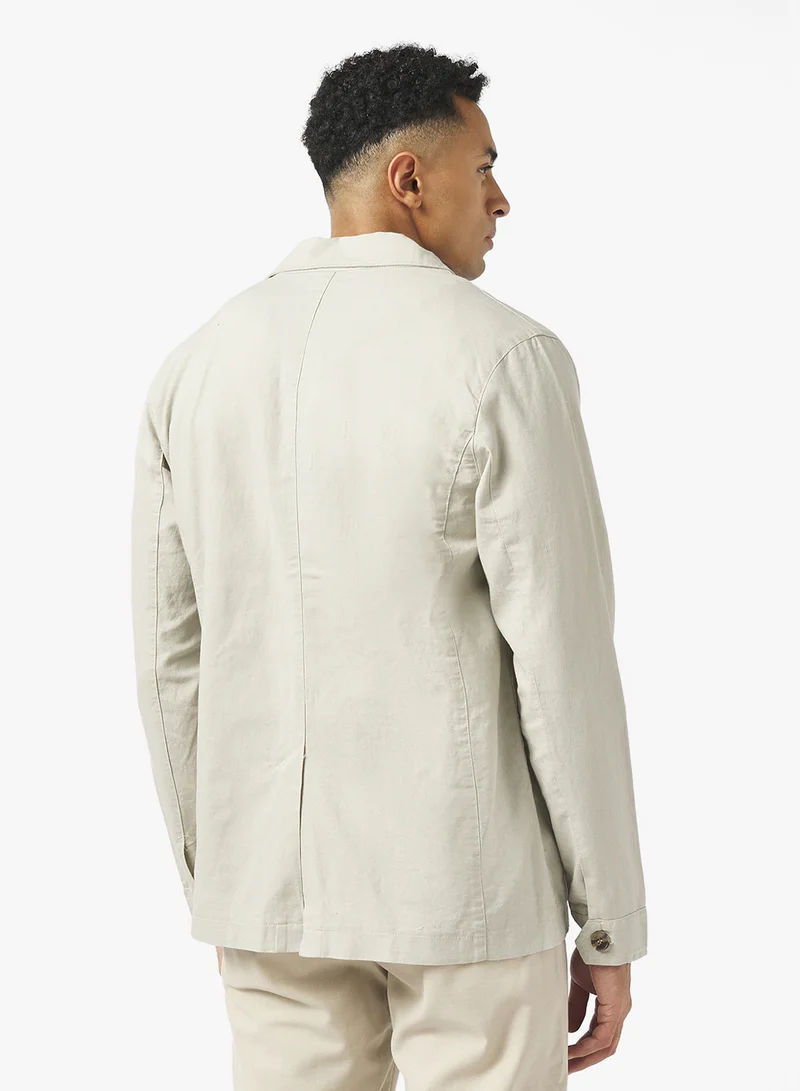 BRAVE SOUL Button Through Pocket Design Shacket