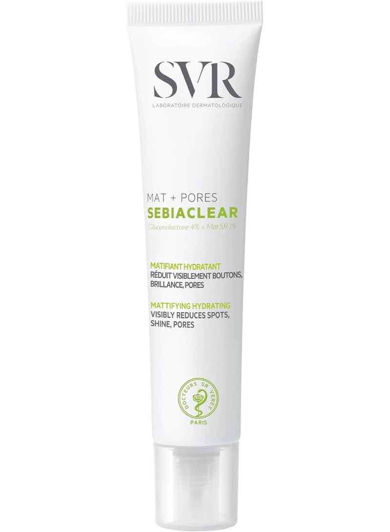 SVR Sebiaclear Mat + Pores Cream Fresh, 1.4 fl oz (40 ml) - Image 1