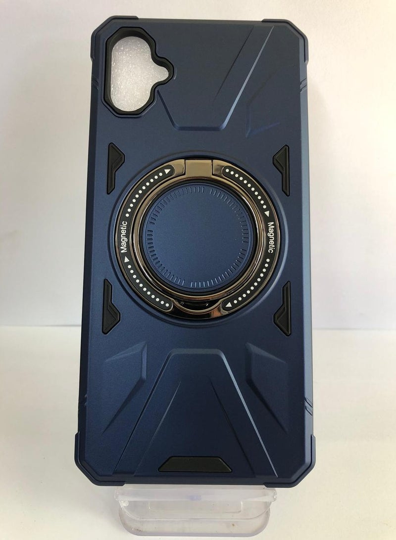 SHIELD EGYPT SHIELD EGYPT For Samsung Galaxy A05 Case Mag-Safe Magnetic Shockproof Phone Case with Ring Holder (Blue)