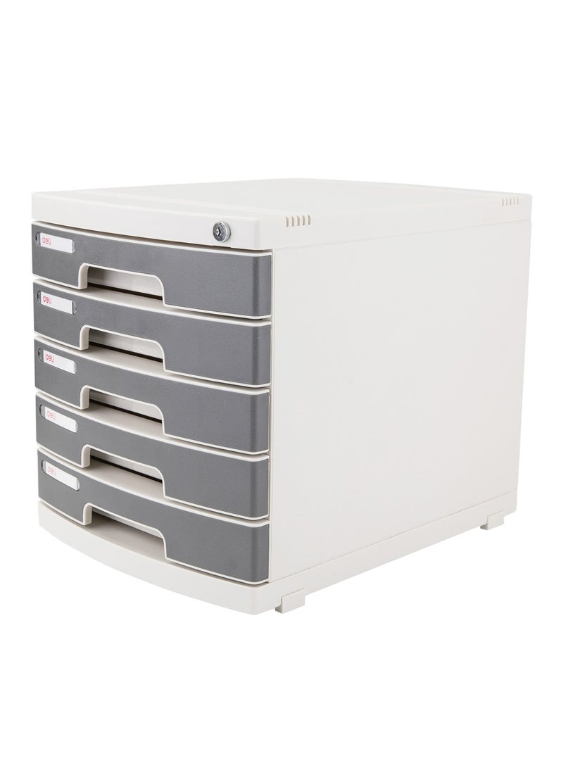 Deli 5-Drawer File Cabinet With Key Lock - Image 2