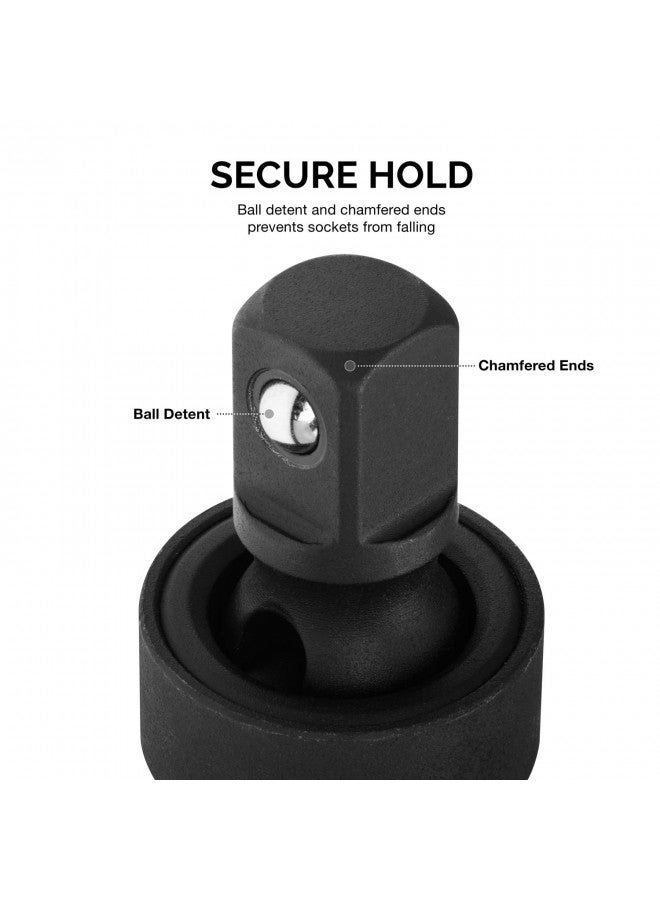 Neiko NEIKO 02430A 1/2 Drive Universal Joint Swivel Socket Adapter | Cr-Mo Impact Grade  - Image 2