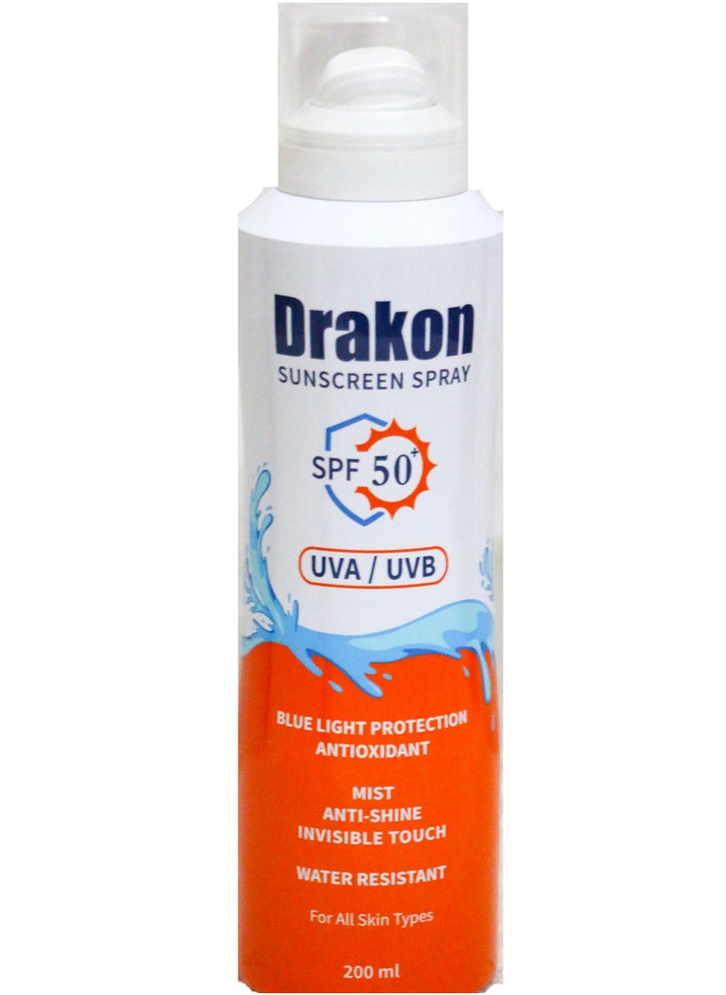 DRAKON Drakon Sunscreen Spray Spf+50  200 Ml 