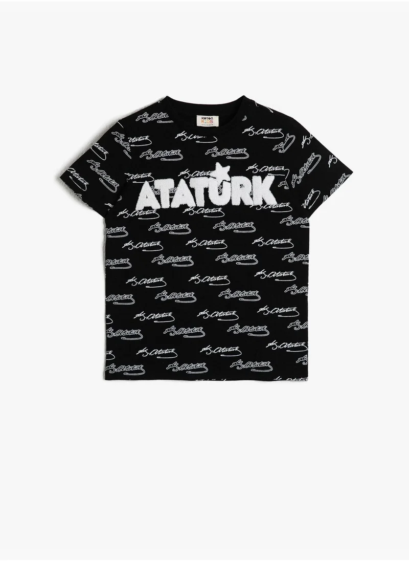 KOTON Atatürk Printed T-Shirt