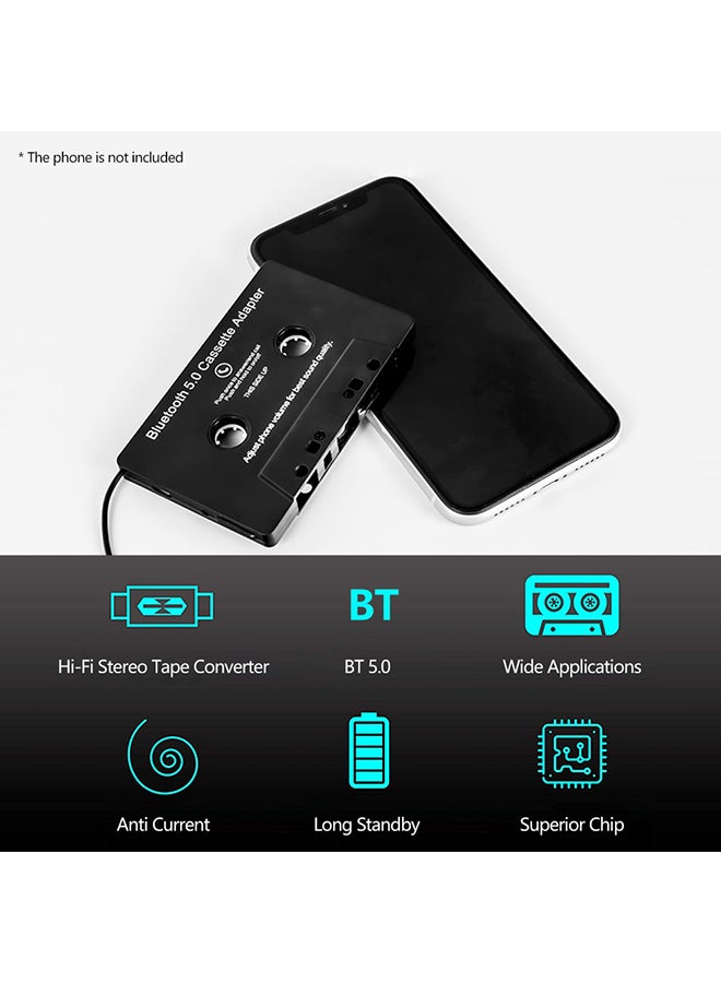 BT Cassette Adapter I8065-A Black - Image 2