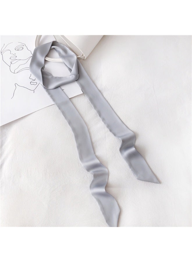 KUYING New Fashionable Slim Strip Narrow Scarf 4.5 * 195cm