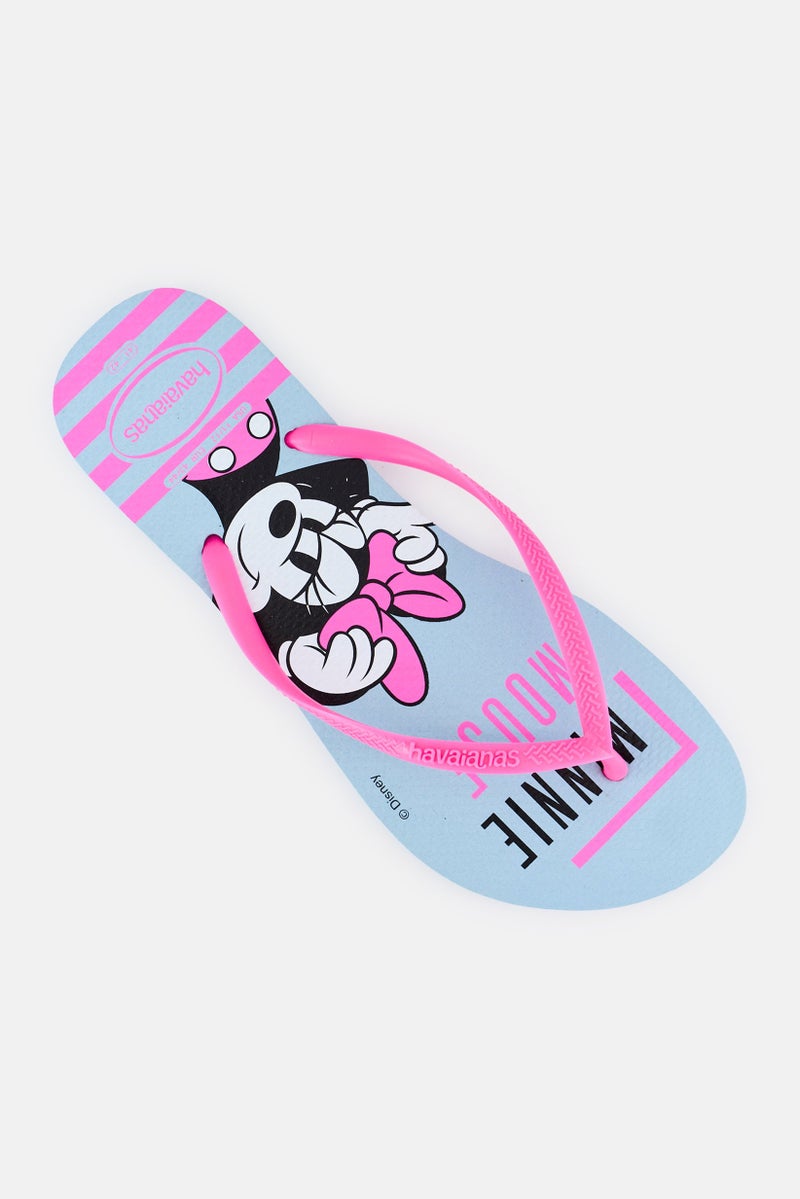 Havaianas Women Slim Disney FC Slip On Slippers, Multicolor - Image 4