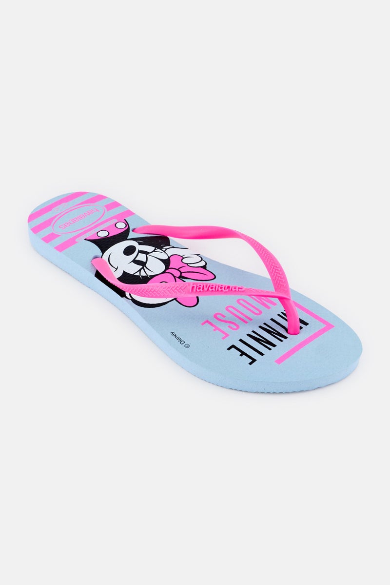 Havaianas Women Slim Disney FC Slip On Slippers, Multicolor - Image 1