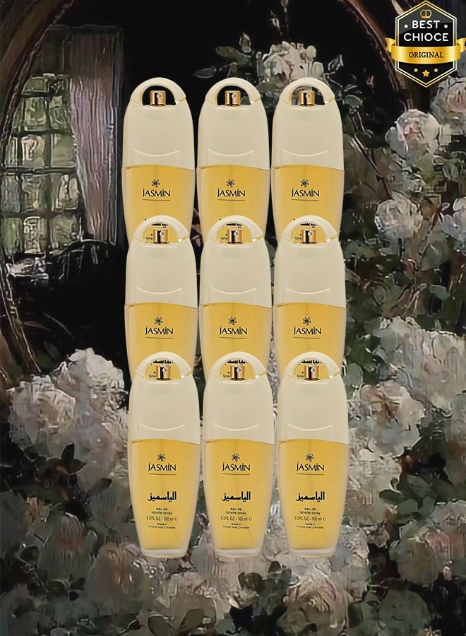 Jasmine 9 Pieces Jasmin Perfume 100ml EDT - Image 1