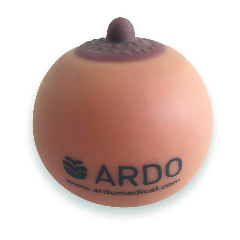 Ardo Demo Breast Model Silicone Breastfeeding Model Educational Tool for Lactation Professionals Artificial Female Breast Model Teaching Aid for Doctors Nurses Medical Students Dark