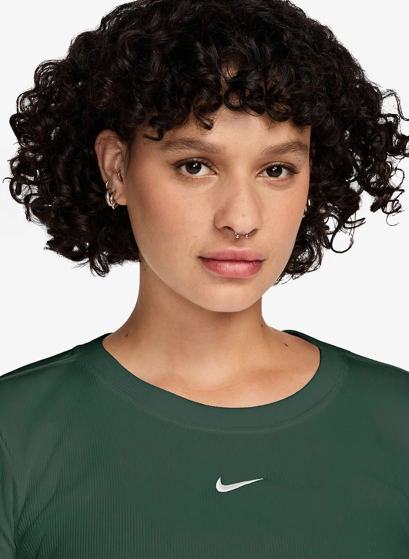 Nike  Nsw Ribbed Tight Long Sleeve T-Shirt for Women | Best Price UAE