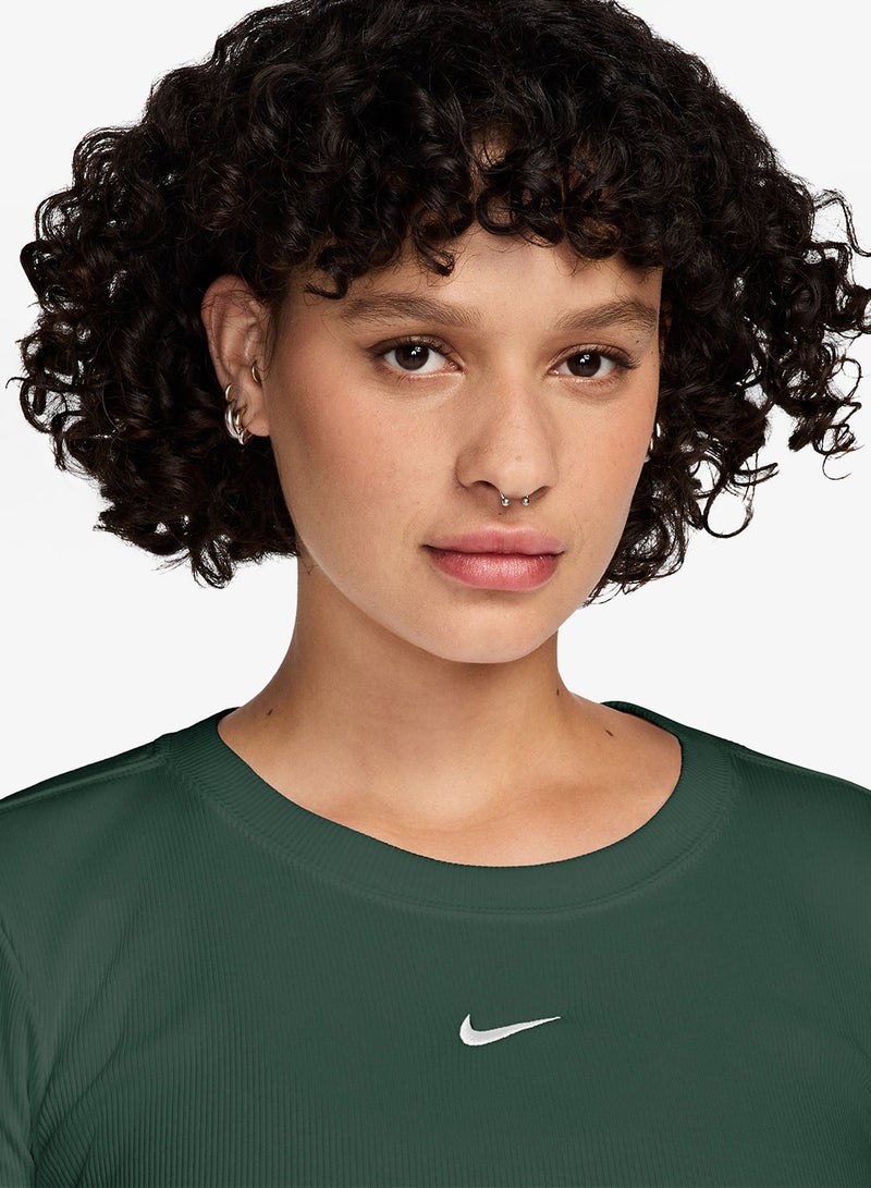 Nike Nsw Ribbed Tight Long Sleeve T-Shirt - Image 3