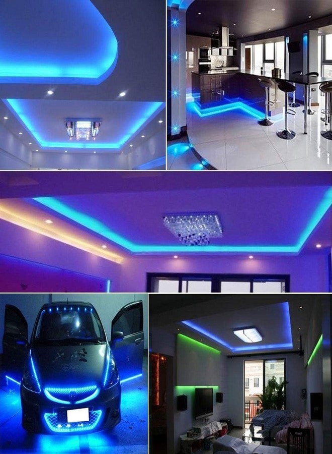 Gesto copper 5 Meter LED Strip Lights with Driver False Ceiling Lights for Home Decoration, 25W LED Profile Light Strip with 600 LEDs,Kitchen Cabinet LED Light Strips,Under Cabinet Strip(Blue) - Image 2