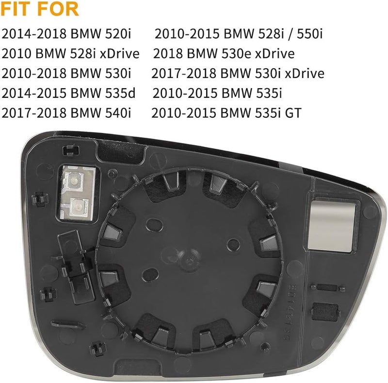 Wivplex Heated Side Mirror Glass for BMW 520i 530i 540i - Image 3