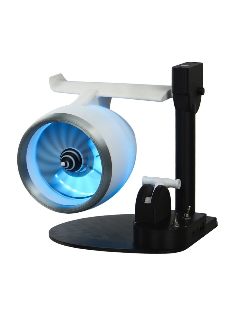 M MIAOYAN Plug-In Jet Engine Style Fan with Mist Function – Simulates In-Flight Breeze - Image 1