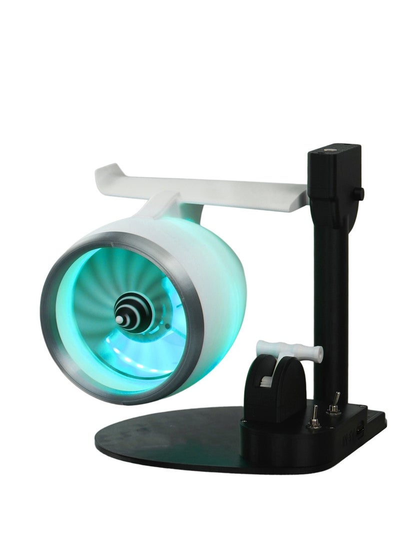 M MIAOYAN Plug-In Jet Engine Style Fan with Mist Function – Simulates In-Flight Breeze - Image 3